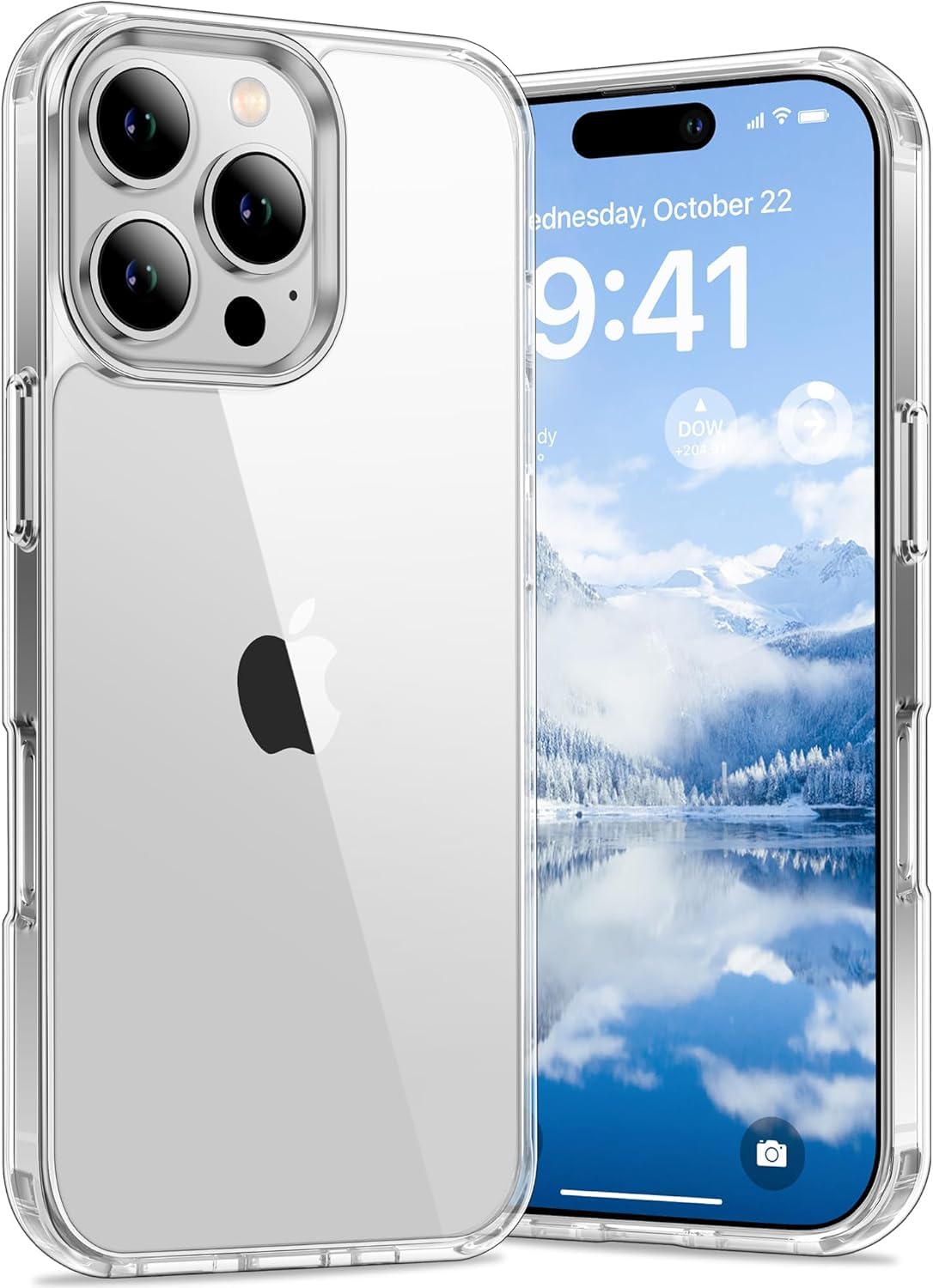 Luxury Magnetic Clear Phone Case for iPhone 14Pro/15Pro/16Pro/17Pro