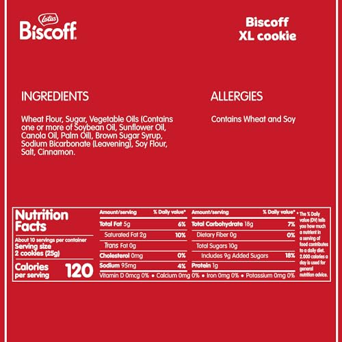 Biscoff Caramelized Biscuit Cookie | 20 sleeves of 2 x-large cookies