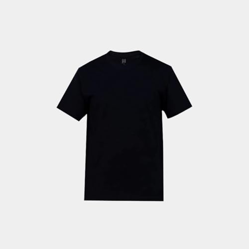 [Jil] Mens Short Sleeve Shirt | 100% Egyptian Cotton | Size: Medium Black