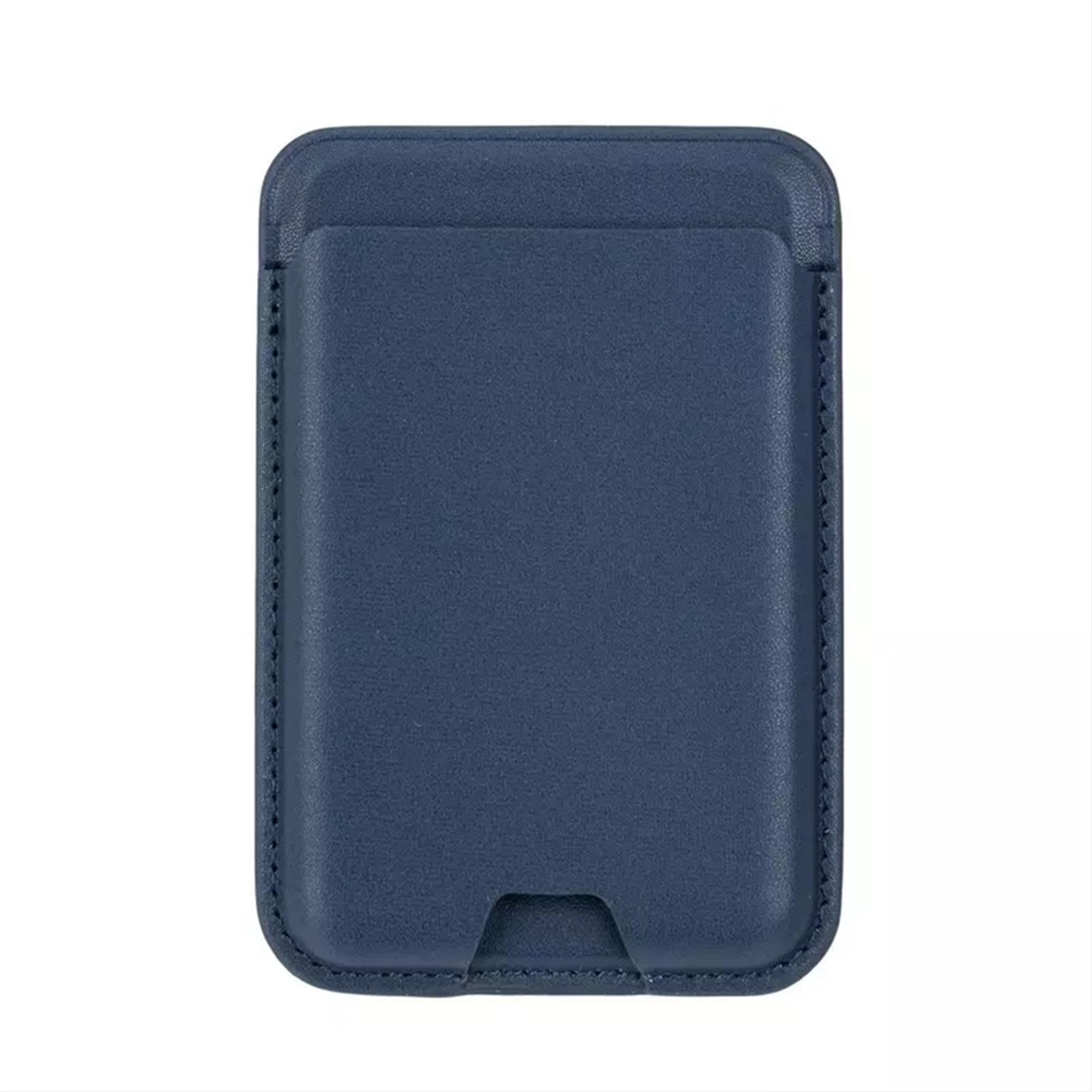 Luxury PU Magnetic Card Holder Wallet Case for MagSafe Compatible iPhones | Slim Leather Magnetic Wallet with Card Slot