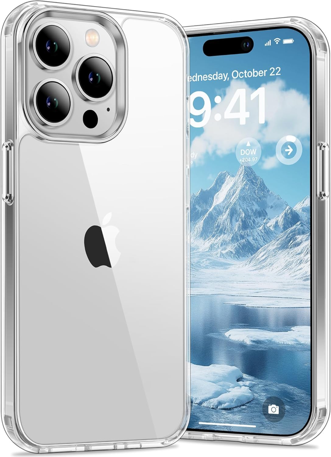 Luxury Magnetic Clear Phone Case for iPhone 14Pro/15Pro/16Pro/17Pro