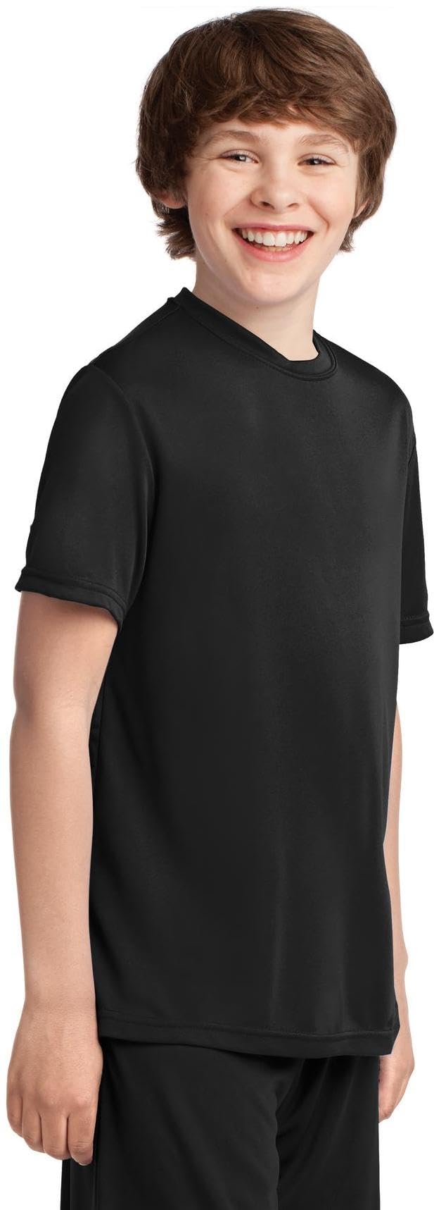 Port & Company Youth Performance Tee | UPF 50 Athletic Workout Clothing for Spring & Summer | PC380Y