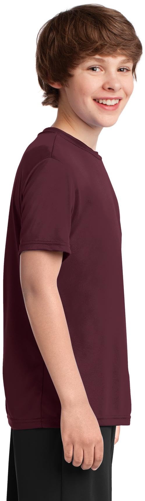 Port & Company Youth Performance Tee | UPF 50 Athletic Workout Clothing for Spring & Summer | PC380Y