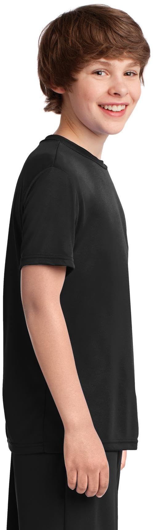 Port & Company Youth Performance Tee | UPF 50 Athletic Workout Clothing for Spring & Summer | PC380Y