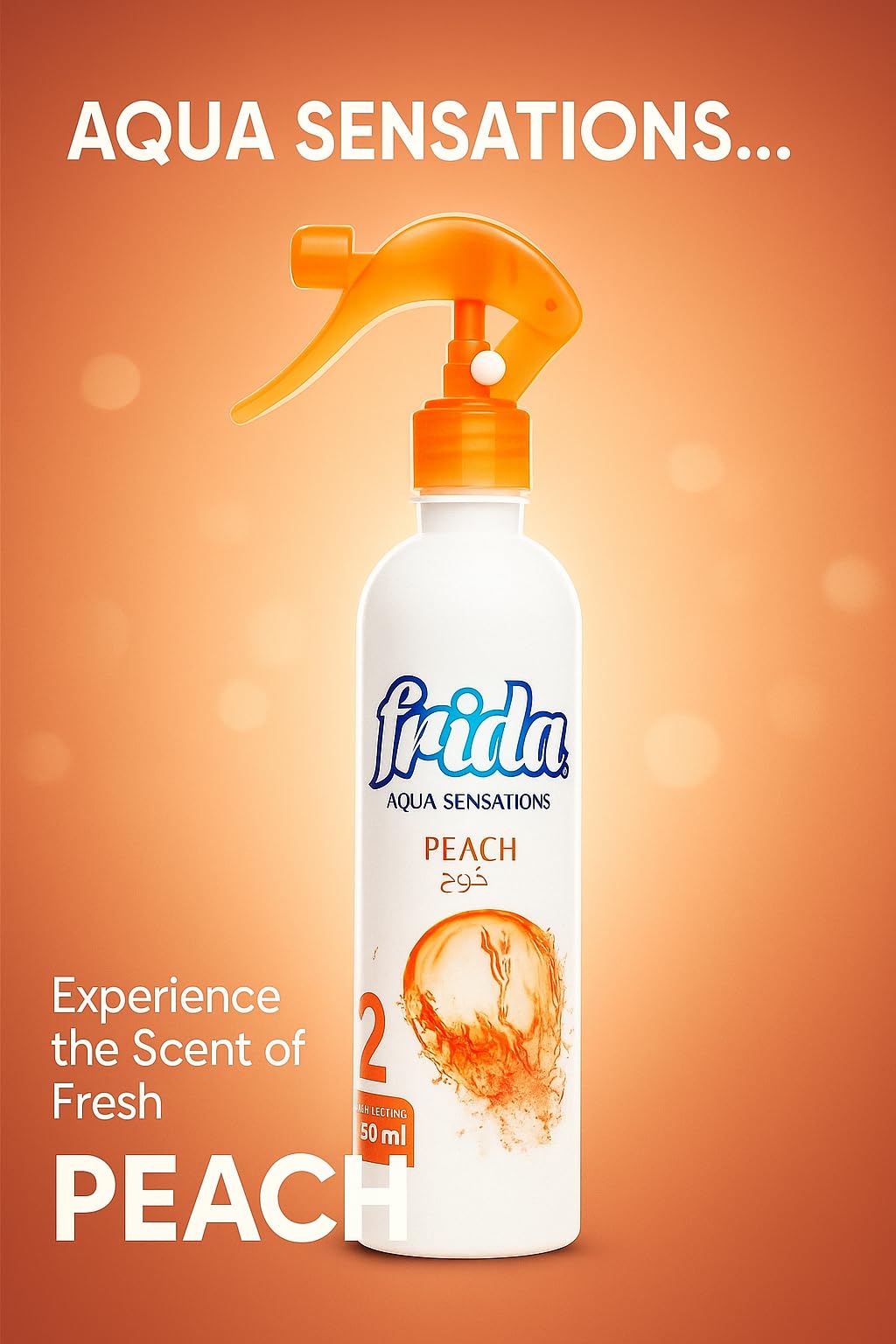 Frida Aqua Sensations Air Freshener Spray – Long-Lasting Room & Fabric Freshener, 15.5 oz Bottle – Odor Eliminator for Home, Office, and Car