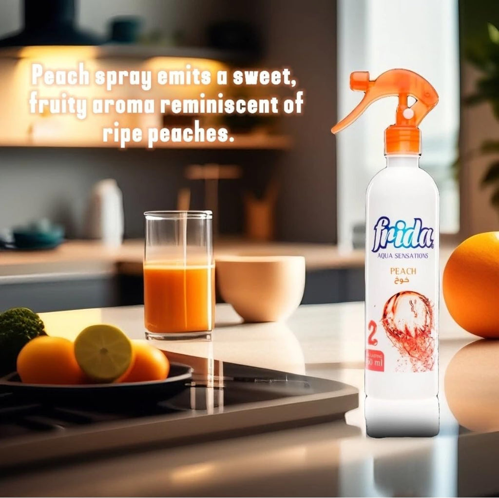 Frida Aqua Sensations Air Freshener Spray – Long-Lasting Room & Fabric Freshener, 15.5 oz Bottle – Odor Eliminator for Home, Office, and Car