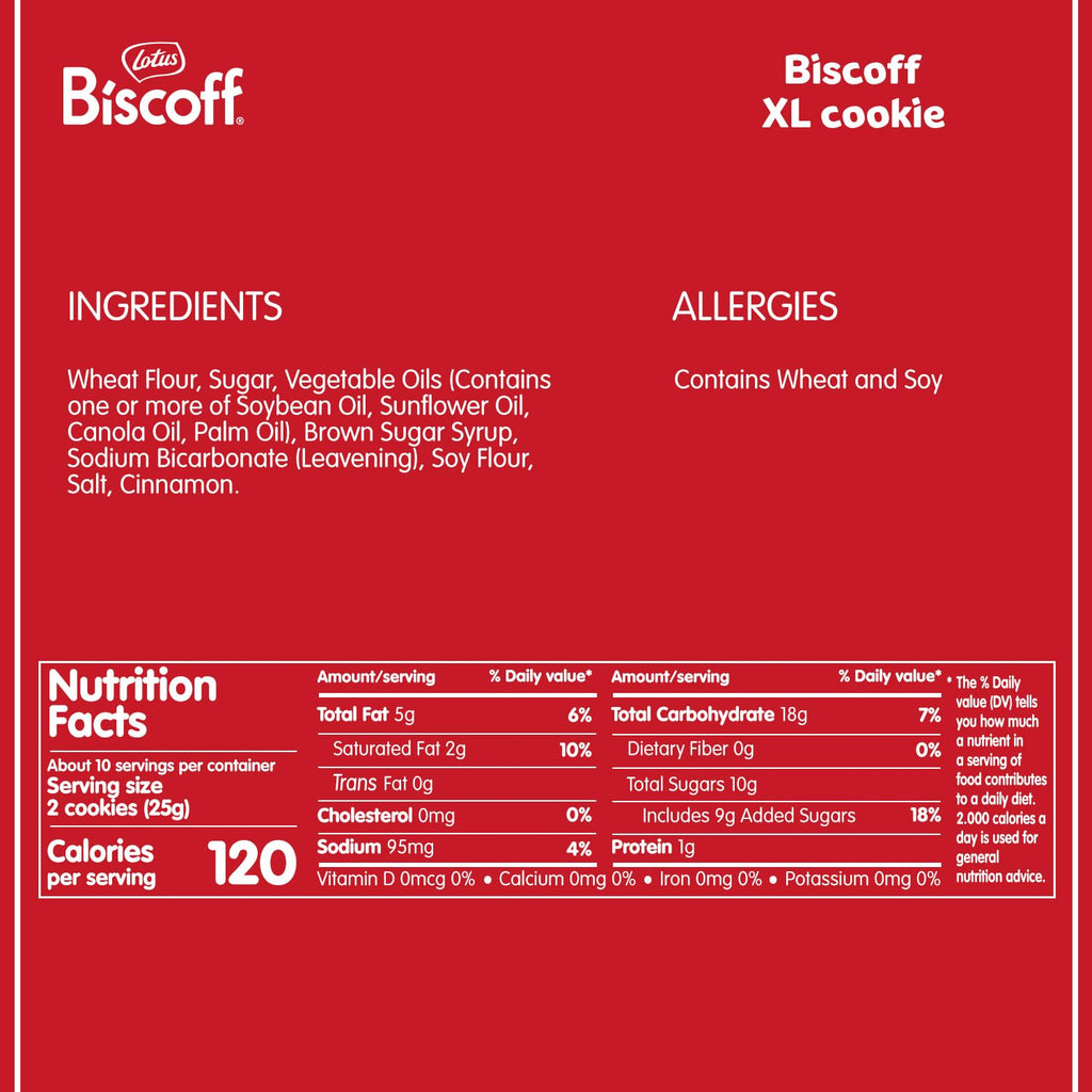 Biscoff Caramelized Biscuit Cookie | 20 sleeves of 2 x-large cookies