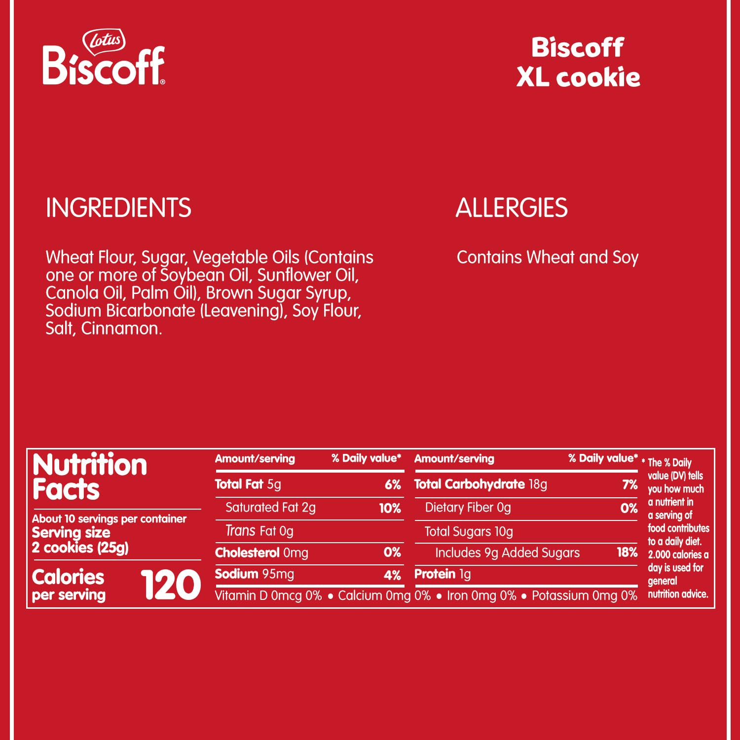 Biscoff Caramelized Biscuit Cookie | 20 sleeves of 2 x-large cookies