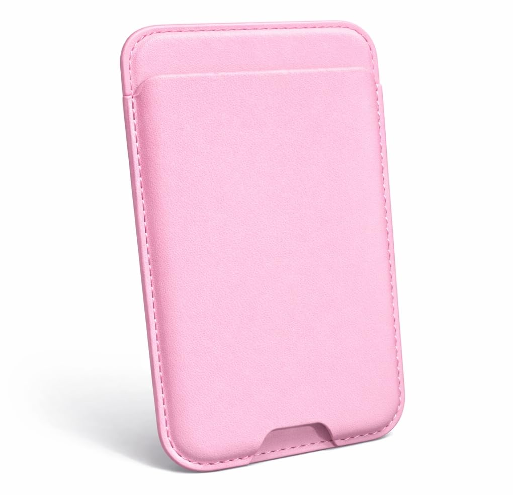 Luxury PU Magnetic Card Holder Wallet Case for MagSafe Compatible iPhones | Slim Leather Magnetic Wallet with Card Slot