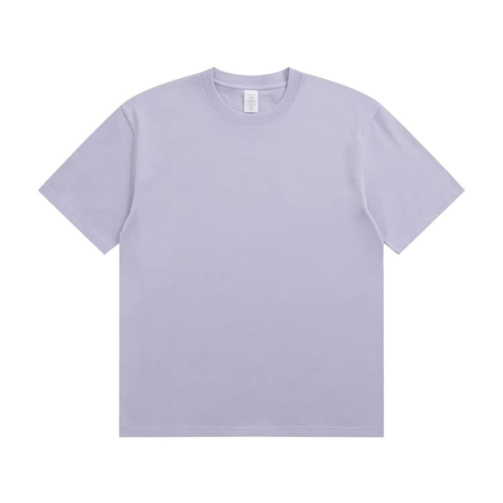Heavyweight 100% Cotton Men's Plain Round Neck T-Shirt ~230gsm