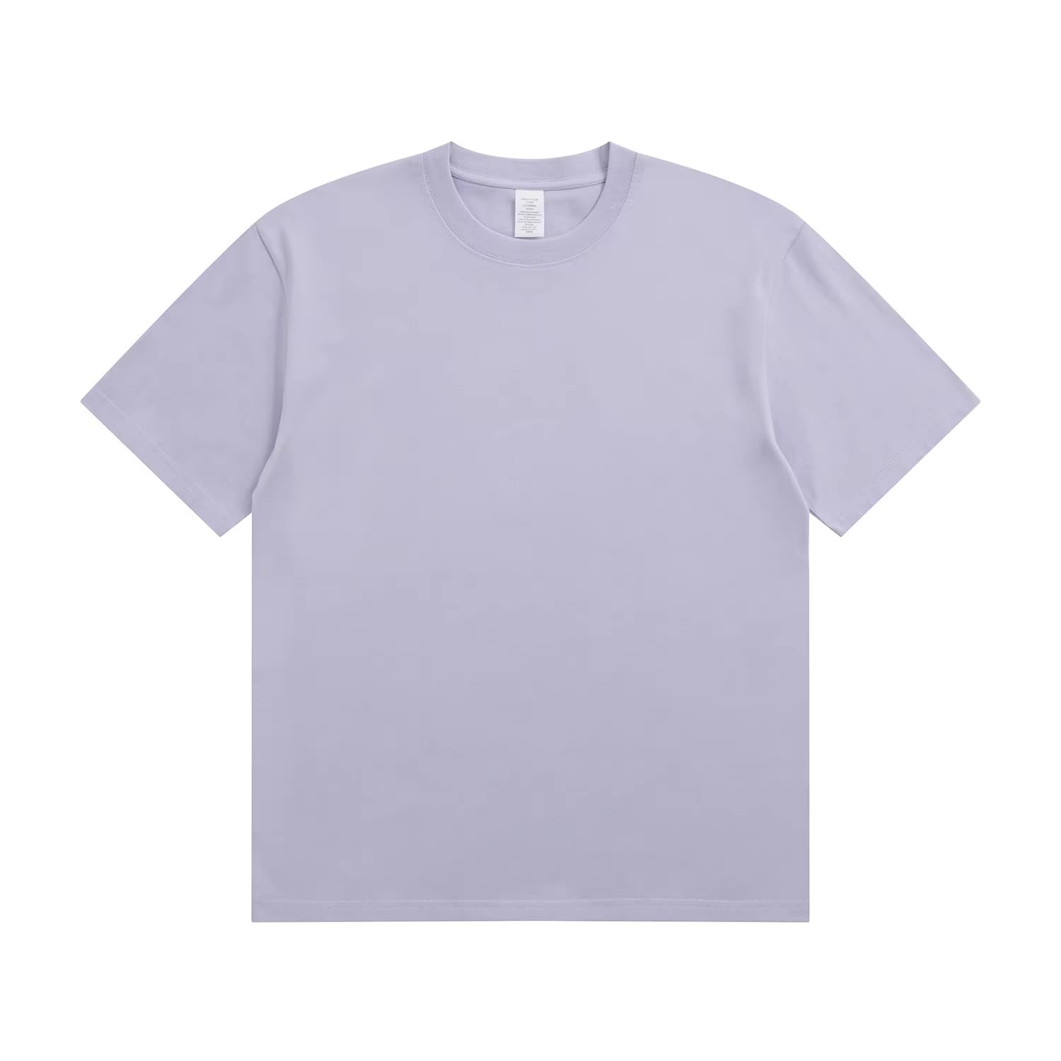 Heavyweight 100% Cotton Men's Plain Round Neck T-Shirt ~230gsm