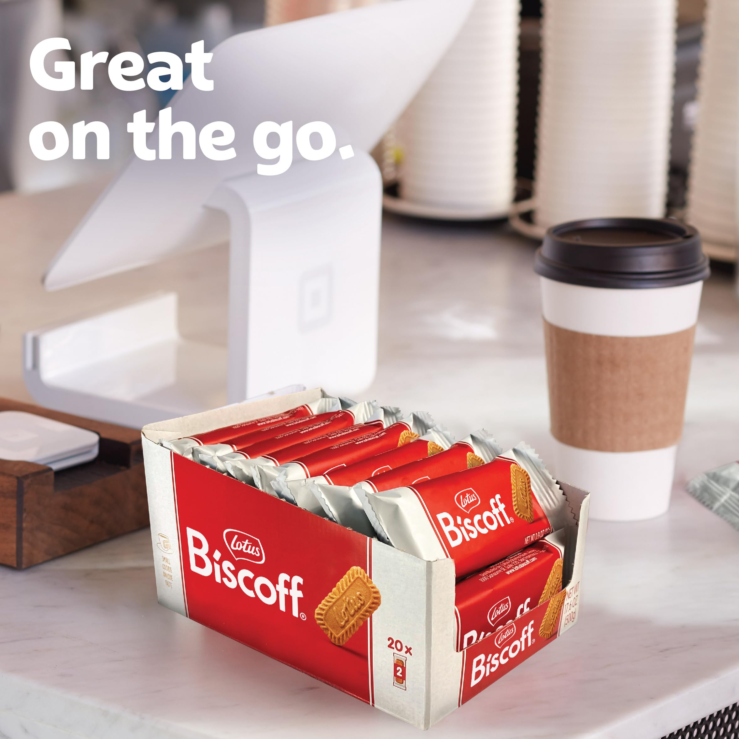 Biscoff Caramelized Biscuit Cookie | 20 sleeves of 2 x-large cookies
